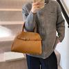 Retro Style Commuter Large-capacity Handbag Fashionable Niche Simple Solid Color Versatile Light Luxury Messenger Bag