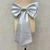 Large Bowknot Waist Ornament Satin Tulle Bow Bow knots Accessories  Sophisticated Gown