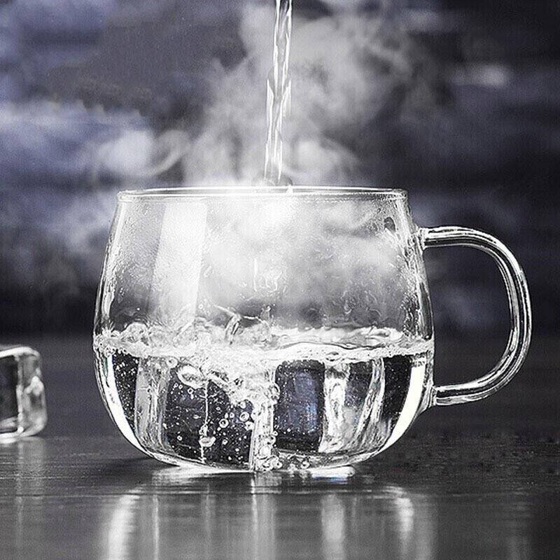 Heat-Resistant Glass Tea Infuser Cup