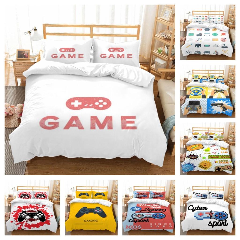 Hot Sale 3D Gamepad Printing Comforter Duvet Cover Set Home Textiles Drop Shipping Children Bedding Suit Washable