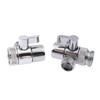 Zinc Alloy Switch Faucet Adapter Kitchen Sink Splitter Diverter Valve Water Tap Connector For Toilet Bidet Shower Bathroom