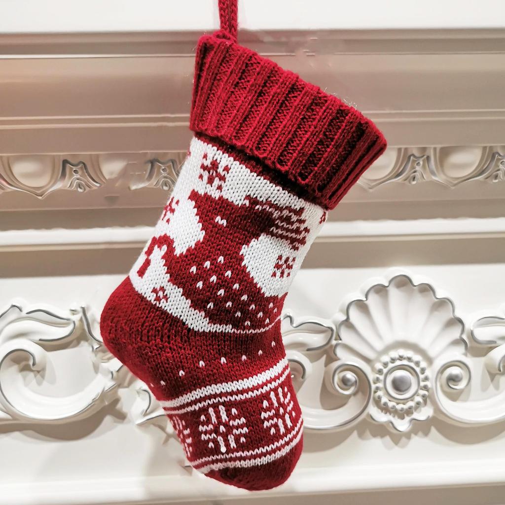 Christmas Decorations Embroidered Socks Gift Bags Christmas Decoration Pendants