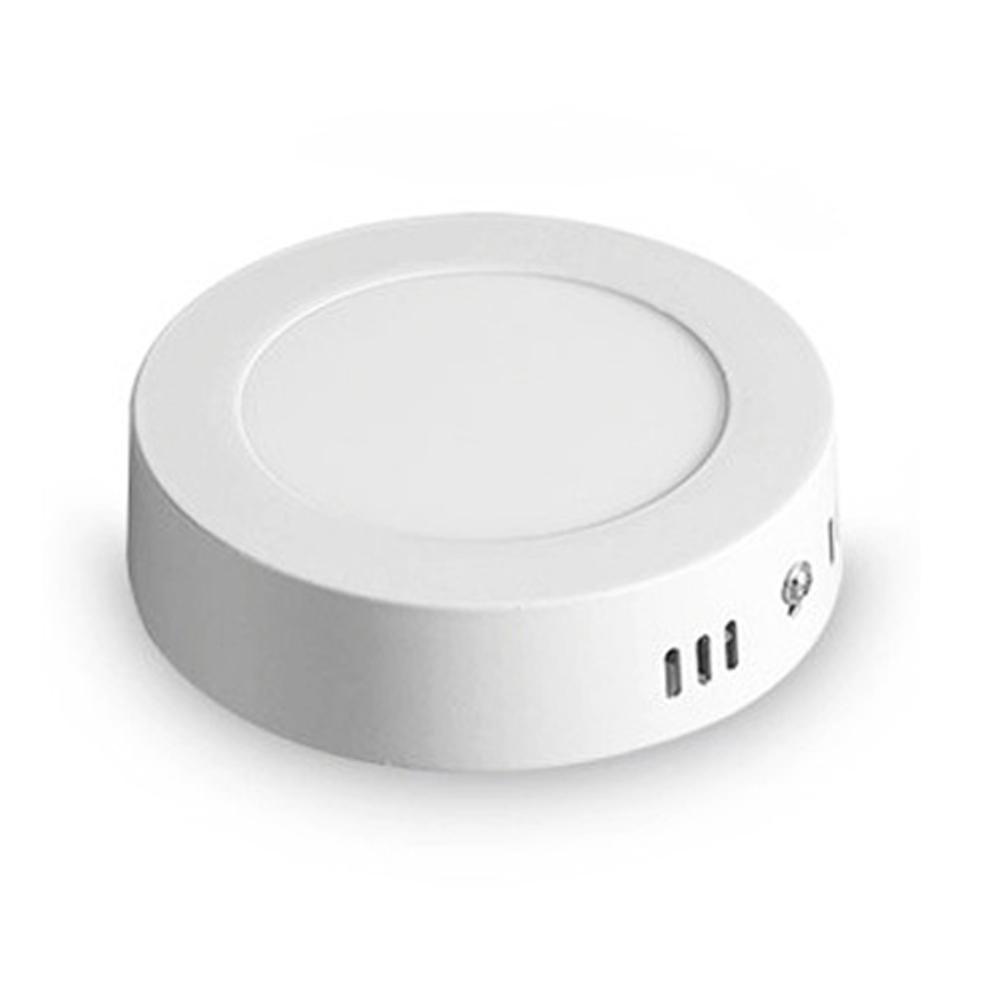 18W 6000K LED Panel Light Ultra-Thin Round Surface Mount Downlight Ceiling Light for Home Office