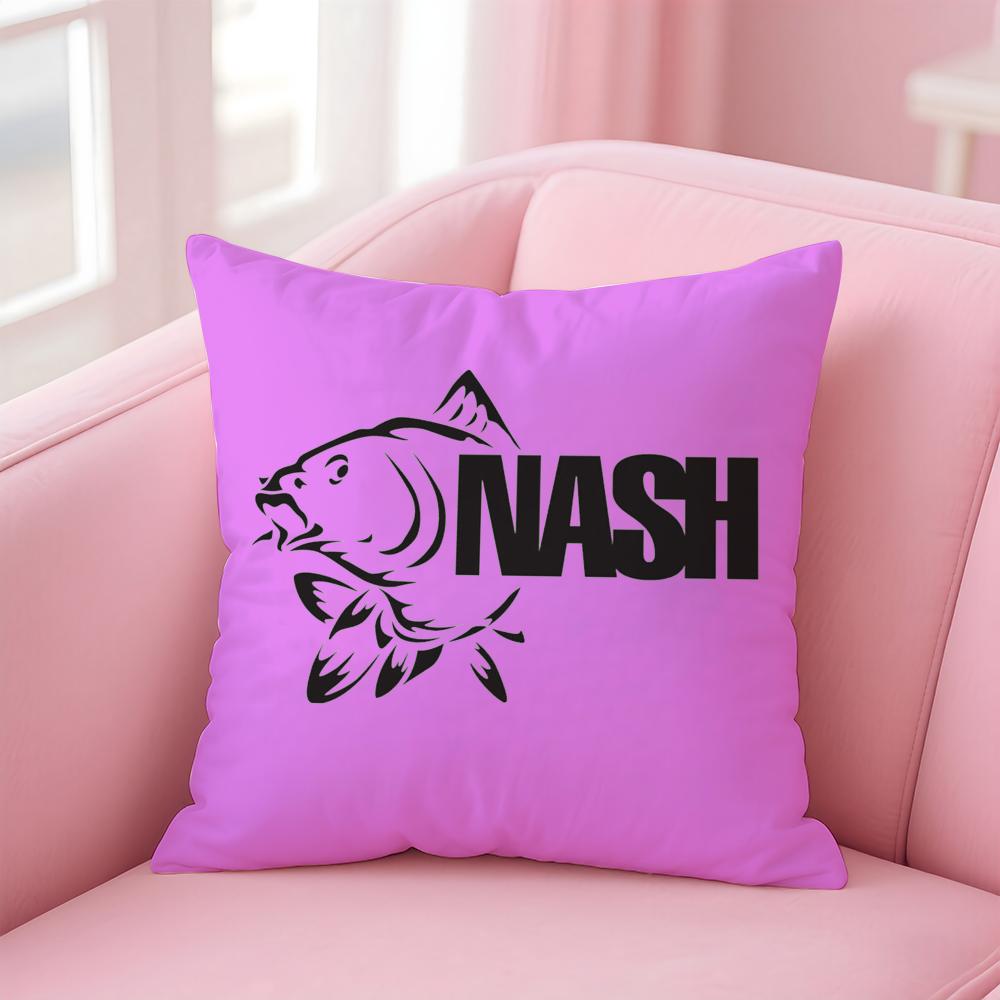 NNash Fishing логотип Наволочка Мягкая Плюшевая Подушка-плед Чехол для Подушки Двусторонний Печатный Чехол для Подушки для Дивана Домашний Декор