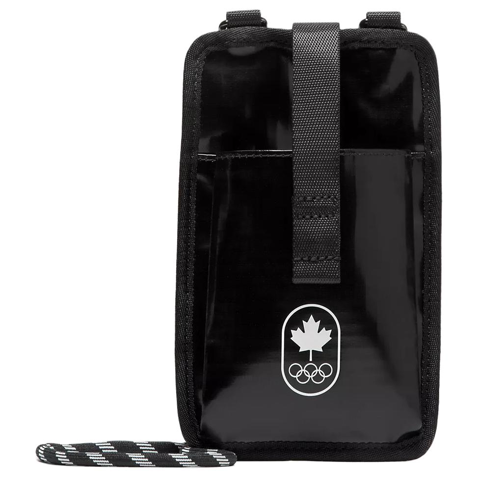 Lululemon Team Canada Adjustable Strap Thermoplastic PU Crossbody Bag Unisex bags Black LU9CT9S-0001