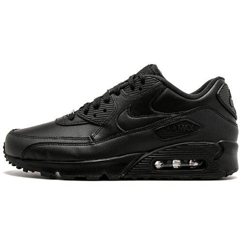 Nike Air Max 90 Кожаные Черные 302519-001