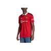 Adidas Manchester United Fan Edition Football Футболка с коротким рукавом Мужские топы Красные H13881
