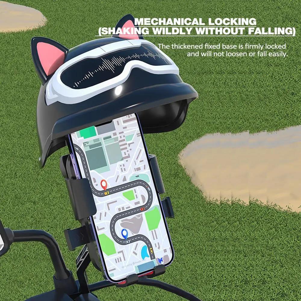 Bicycle Phone Mount Scooter Adjustable Phone Bracket With Sun Visor Waterproof Bracket Sunshade Umbrella