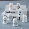 Bone China Toothpick Box Phnom Penh Toothpick Jar Toothpick Holder Chinese Toothpick Dispenser Secret Stash Tooth Pick Holder