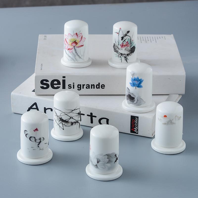 Bone China Toothpick Box Phnom Penh Toothpick Jar Toothpick Holder Chinese Toothpick Dispenser Secret Stash Tooth Pick Holder