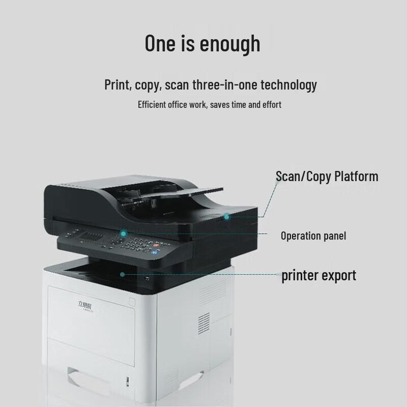 LANXUM GA7340dn A4 Black & White Multifunction Printer CN plug (adapter included)