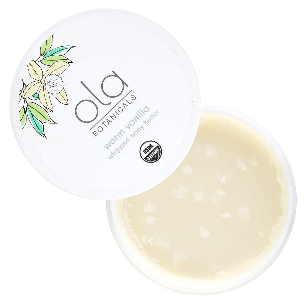 Dr. Mercola Ola Botanicals, Whipped Body Butter, Warm Vanilla, 4 Oz (113 G)