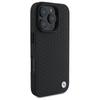 BMW Bmhmp16L23Rddk Iphone 16 Pro 6.3    Czarny/Black Hardcase Sign Leather Diamond Metal Logo Magsafe