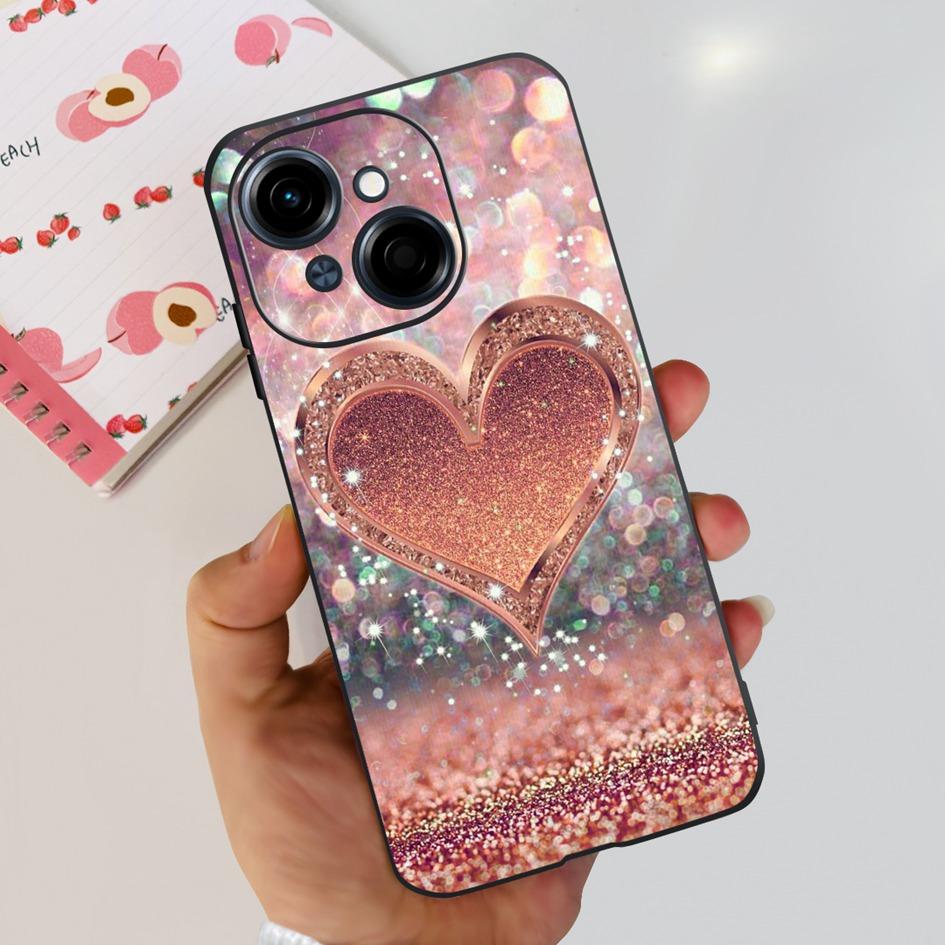 Для чехла телефона Tecno Spark Go 1 Чехол 2024 Популярный Цветок Мягкий Силикон Задняя Защитная Крышка Для Tecno Spark Go 2025 Pop 9 Чехол