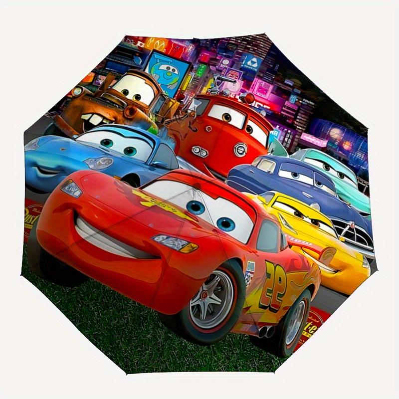 1 шт. Складной зонт Disney Тачки, Модный, Персонализированный, Высококачественный, Незаменимая вещь для лета, Прочный железный каркас на 8 спицах,