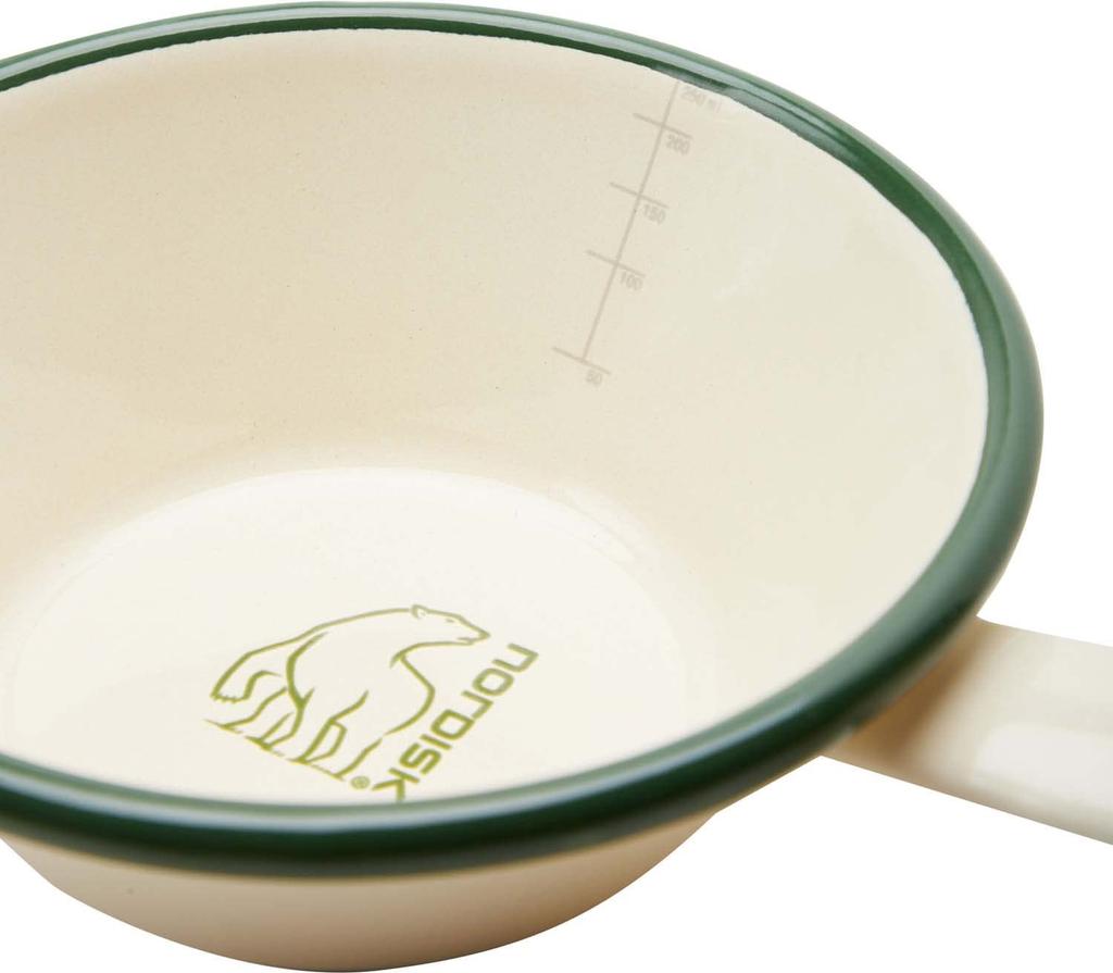 NORDISK Outdoor Camp Sierra Cup Enamel Madame Blue мерный стакан 250 мл MADAM BLA MEASURE CUP Cream Genuine 10421002 [Японский продукт]