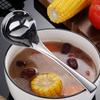 Large Capacity Serving Spoon Functional Stainless Steel Large Soup Spoon for Cooking and Serving In Hotels