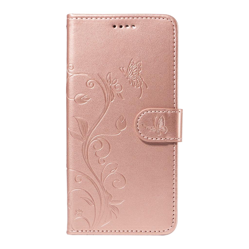 For Oppo Reno12 F 4G PU Leather Cases Flower Pattern Wallet Stand Phone Cover with Strap