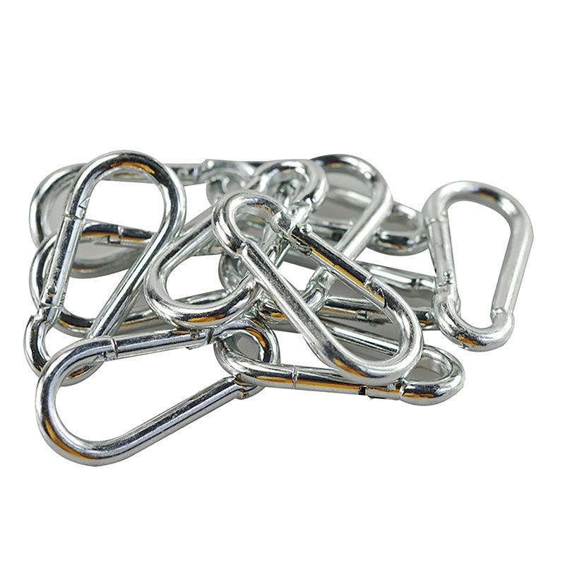 1 шт. пружинный карабин из нержавеющей стали карабин стальные зажимы брелок сверхпрочный быстроразъемный для кемпинга походов путешествия