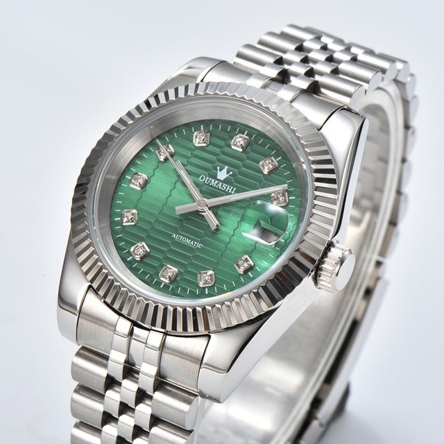 Часы NH35 с механизмом 36 мм Деловые часы Часы для плавания и дайвинга в сборе