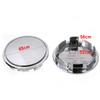 4 Pcs 65mm Silver ABS Car Tyre Rim Hub Cap Covers Wheel Center Caps Universal