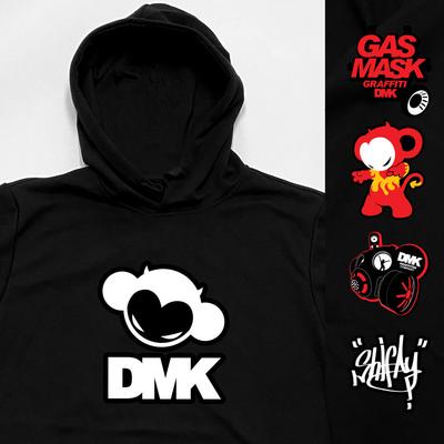 Dmk_Hoody_75 Худи с граффити-художником Дьявольская Обезьяна Dmk Дизайн персонажа Худи