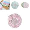 Thickening Oil-proof Shower Cap Reusable Blue/yellow/pink Polka Dot Spa Cap