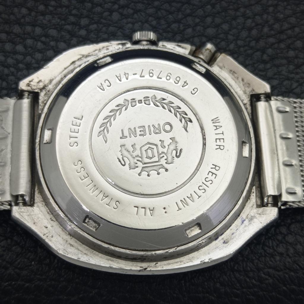 Б/У ВИНТАЖНЫЕ АВТОМАТИЧЕСКИЕ ЧАСЫ ORIENT CRYSTAL ЯПОНИЯ МУЖСКИЕ ОРИГИНАЛЬНЫЙ ЦИФЕРБЛАТ a702264-5