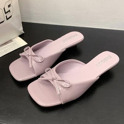 Модные женские тапочки с бантом, летние повседневные туфли для ходьбы, модные женские сандалии 2025, тренд бренда, уютные пляжные платья, женские zapatos