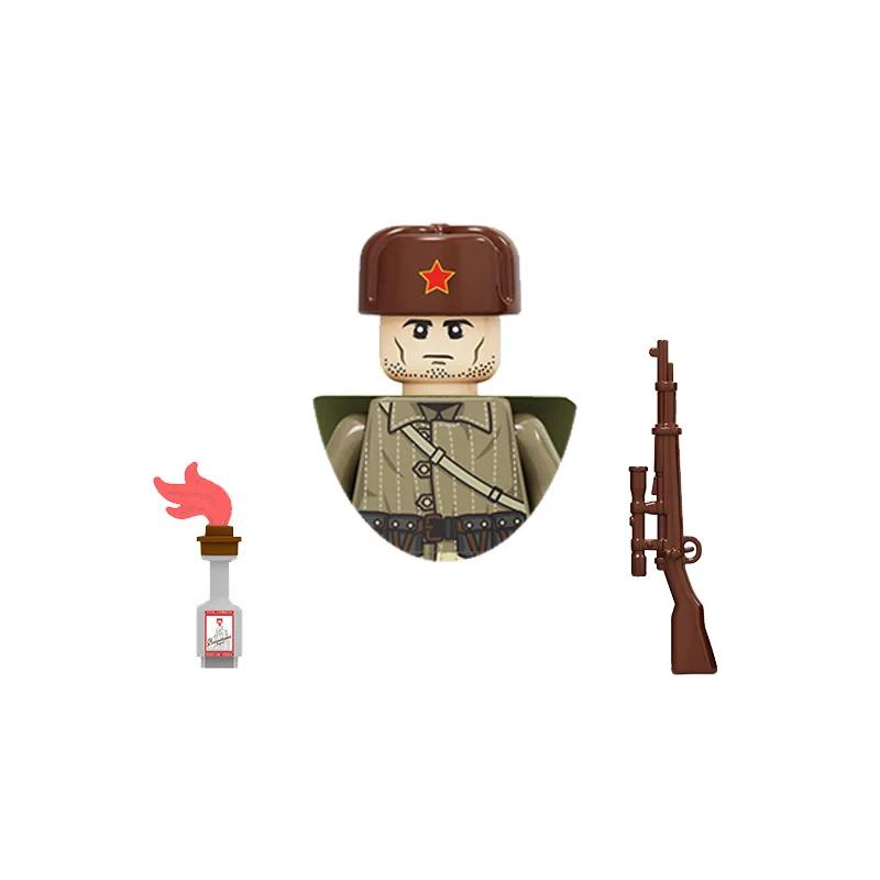 Корпус морской пехоты Армия Военные фигурки Оружие Строительные блоки Детские игрушки