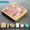 Bamboo Mosaic Coaster DIY Kit for Students and Kids
