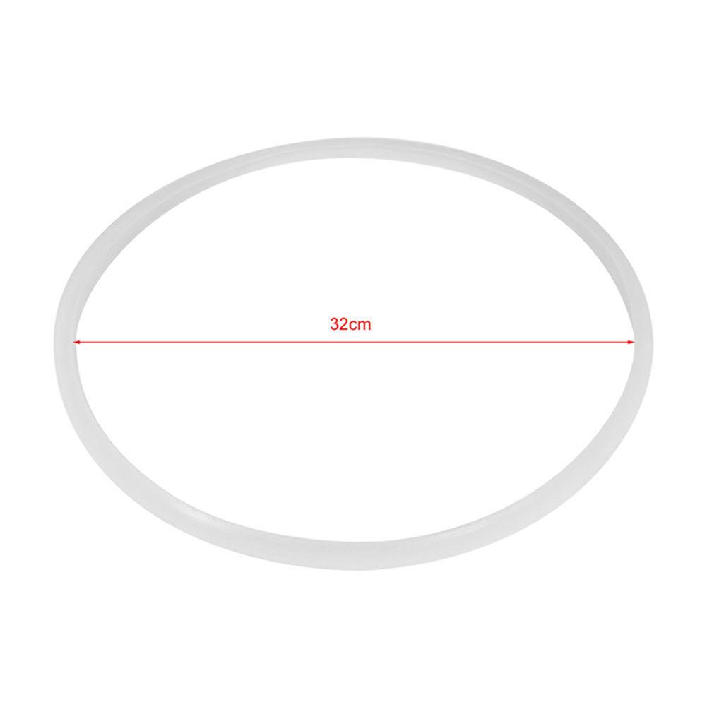 1pcs Silicone Pressure Cooker Seal Ring O Ring Rubber Clear Replacement Gasket Kitchen Cooking Tool 18/20/22/24/26/28/30/32cm