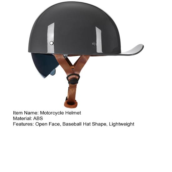 Винтажный мотоциклетный шлем для езды на велосипеде, катания на роликах, бейсболка с открытым лицом, легкий шлем для мужчин и женщин, велосипедный скутер, полушлем