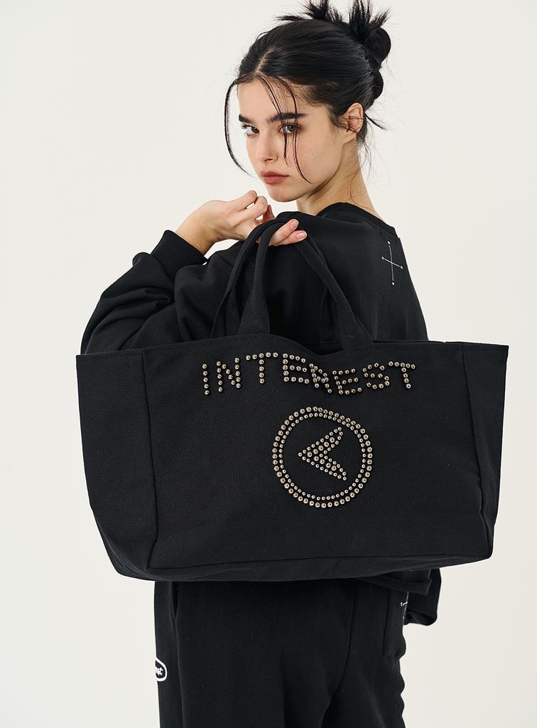 Экосумка с логотипом-жемчужиной Interest_Черная