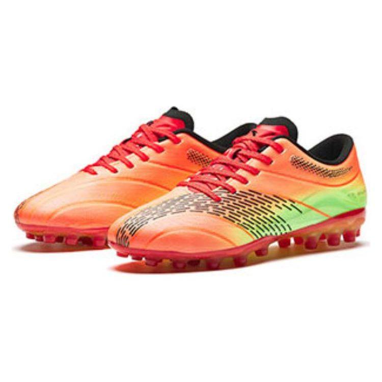 Anta Mg Comfortable Non-Slip Football Shoes Men Football Shoes Fluorescent-Laser-Red 912332222-1