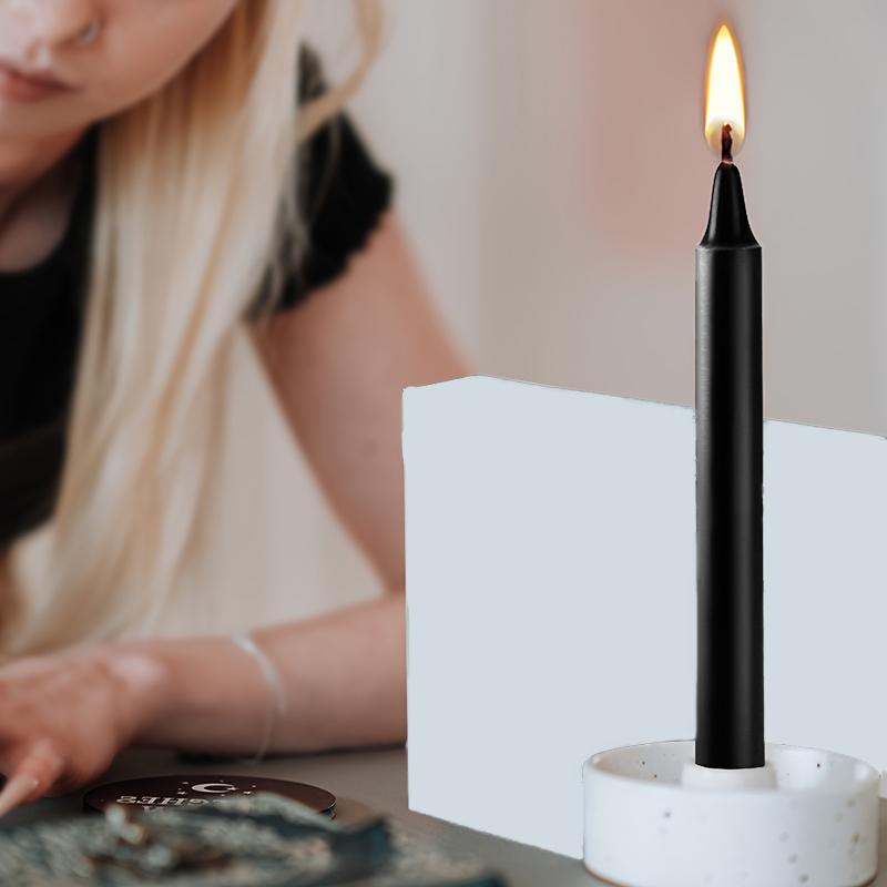 2Pcs Tomb Decoration Long Candle Halloween Candles Smokeless Candles Halloween Decoration Burning Bloody Candle Paraffin Wax