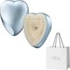 HEART BRUSH Mini with Shopper - Silver Sky