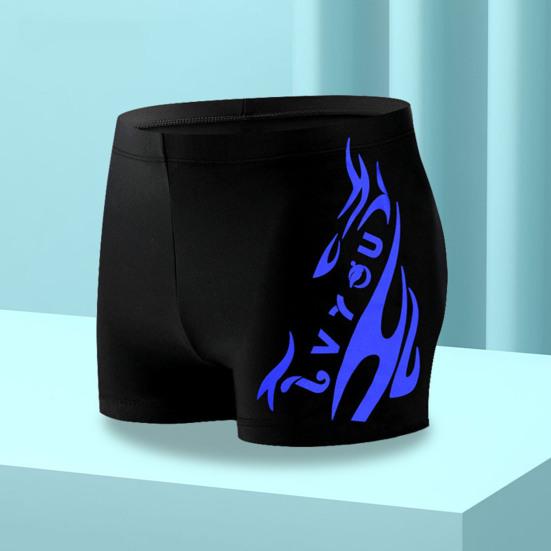 Летние мужские шорты для плавания с высокой талией и пламенным принтом, пляжные обтягивающие плавки, купальник, спортивные шорты для серфинга, плавки