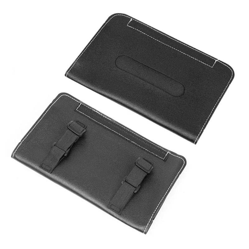 Car Tissue Box Sun Visor Seat Back Sunroof Car Tissue Box Bag Hanging Creative Leather Car Interior Supplies