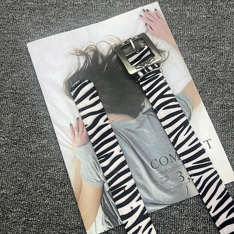 2025 Новый Люксовый Бренд Полоски Леопарда Змеи Зебры для Женщин Мужчин Круглая Булавка Золотая Пряжка Y2k Пояса для Платья Джинсов Костюмов