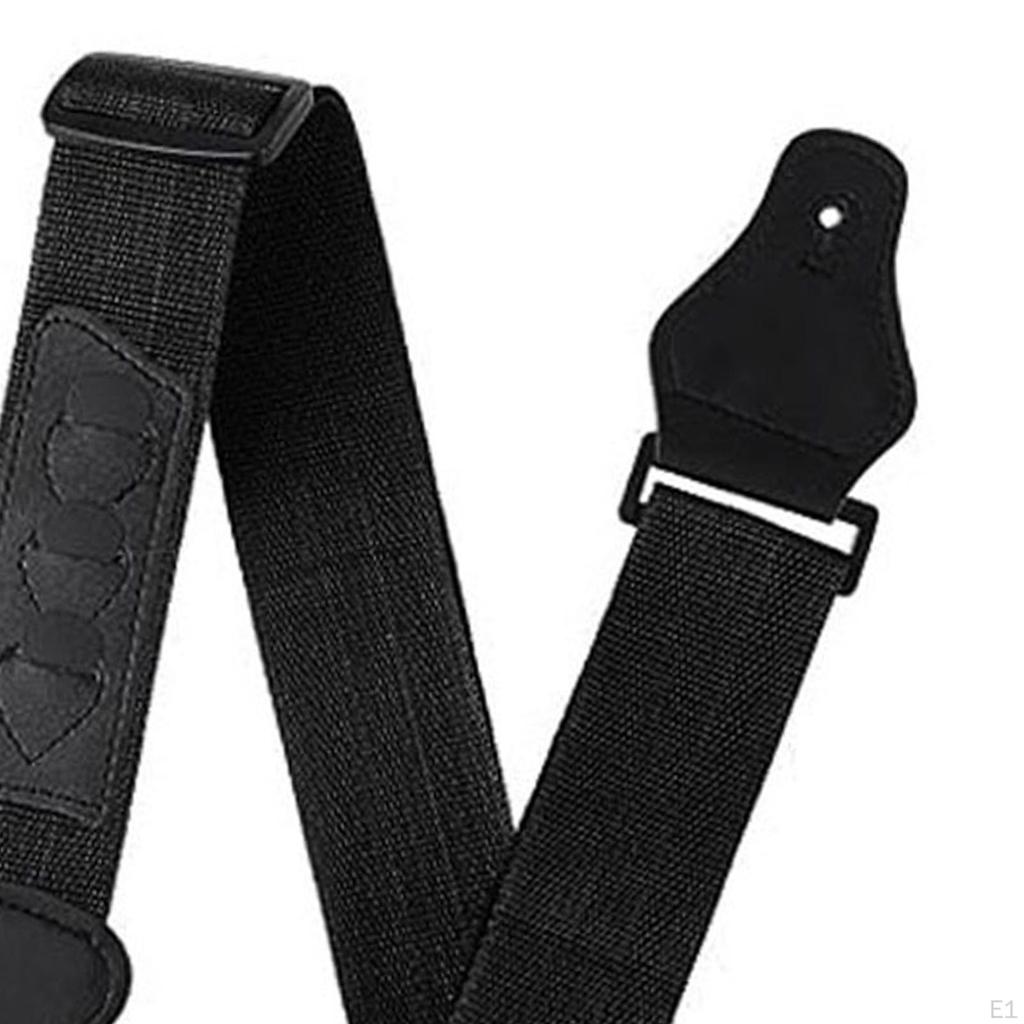 Bass Strap Instrument Accessories Adjustable Length Guitar Shoulder for Electric