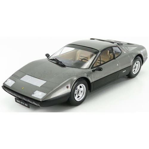 KK-SCALE 1/18 Scale Ferrari 365 GT4/BB 1973 Grey Diecast Car (KKDC180562)
