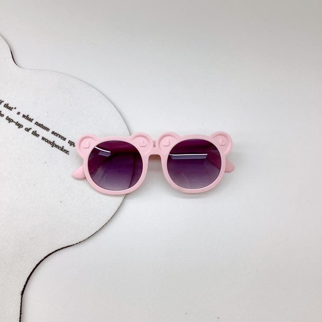 Детские солнцезащитные очки Love Bear для девочек, солнцезащитные очки, симпатичные, защита от ультрафиолета, солнцезащитные очки для мальчиков, Tide