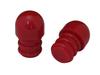POSH 200911 Nylon Bar End for Steel Handles, Red