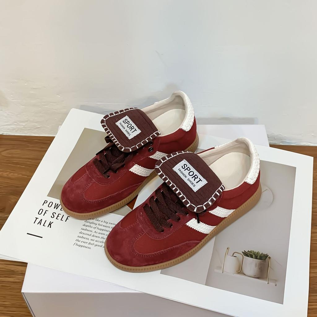 Женские кроссовки на шнуровке спереди, на толстой подошве, увеличивающие рост, спортивные, в повседневном стиле, универсальные немецкие тренировочные кроссовки на плоской подошве, ретро, Форрест Гамп