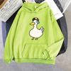 Subaru's Dancing Duck Hoodies Hololive Sweatshirts Women Long Sleeve Oversized Crewneck Streetwear Casual Y2k Clothes Sudaderas