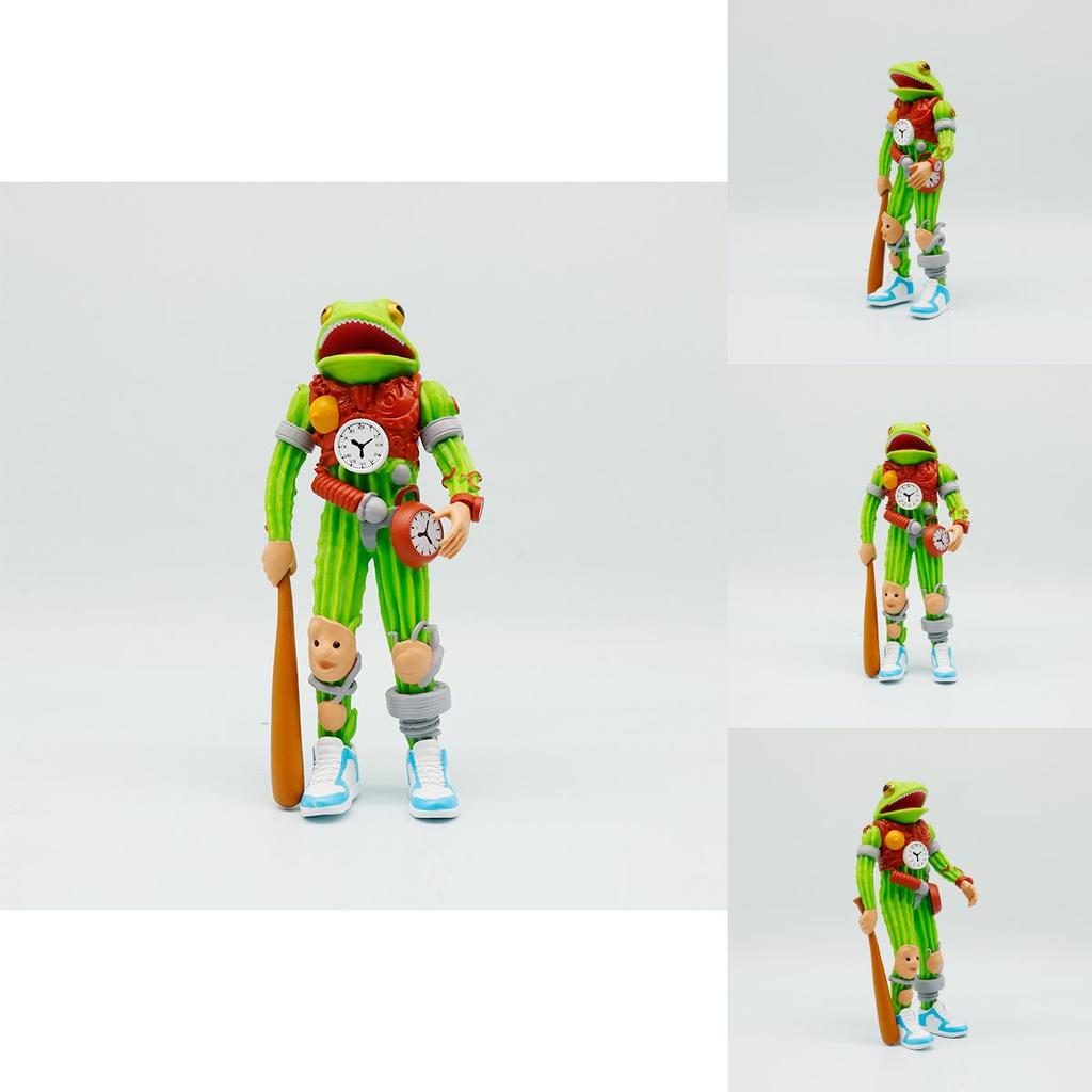 Итальянский Бред Аль Кактус Часы Фьюжн Монстр ПВХ Игрушка с Дизайном Кроссовки для Декора Детской Игровой Комнаты