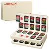 Чехол для игровых карт JSAUX для Switch 2 Вмещает 40 игровых карт 40 Micro SD Совместим с и OLED Магнитный Жесткий Организованный и Ретро + Карты, Switch, Lite,