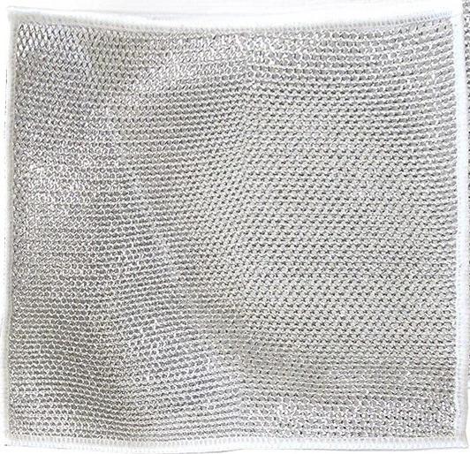 Mesh Cleaning Cloth Metal Wire Universal Sink Faucet Tea Stain Rag Microwave Gas Stove Dishwashing Scouring Pad Kitchen Towel