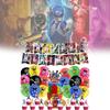 Mighty Morphin Power Rangers Party Banners Balloons And Spiral Cake Picks For Children Birthday Festivities